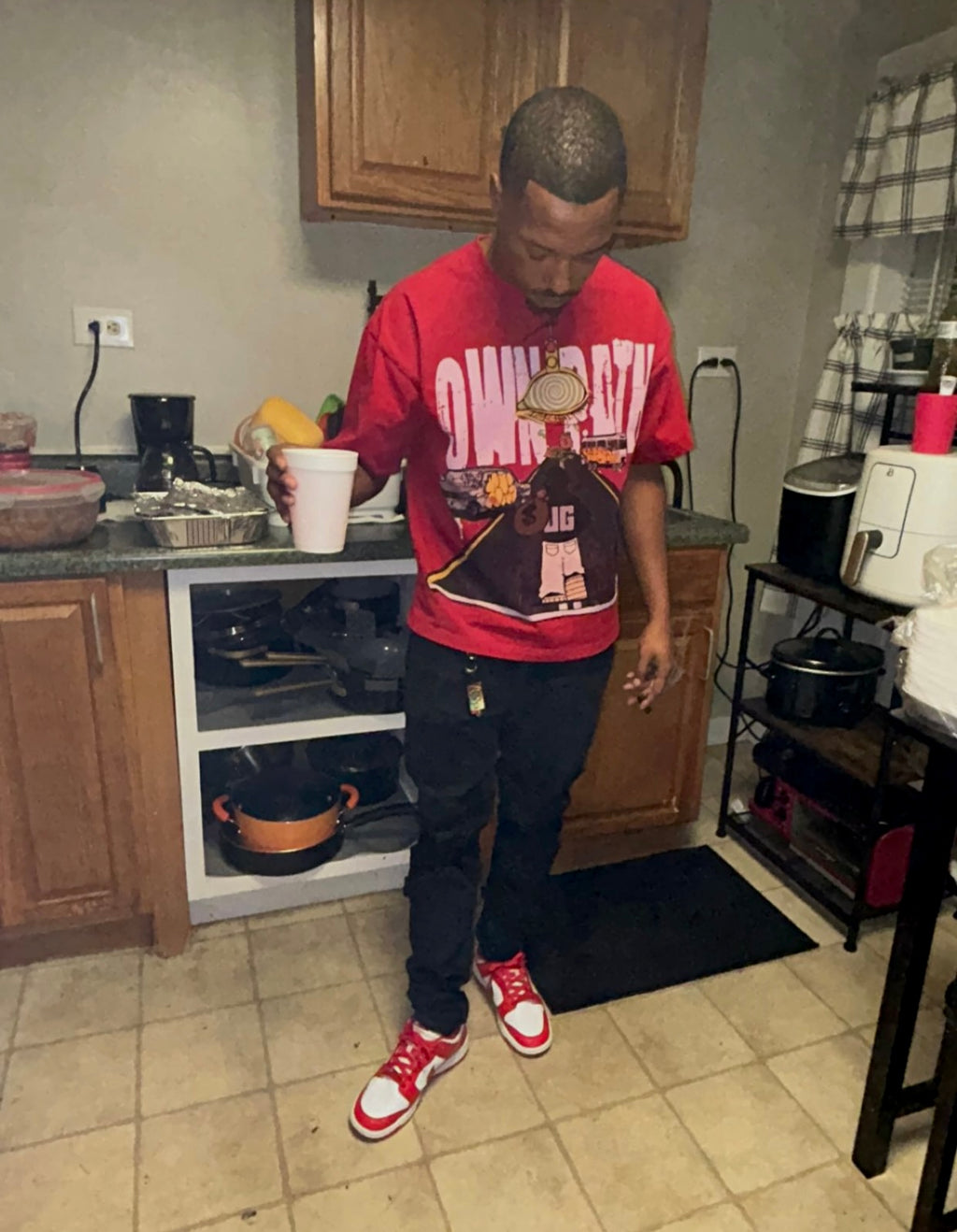 FiRE RED "OWN PATH" TEE ❤️‍🔥