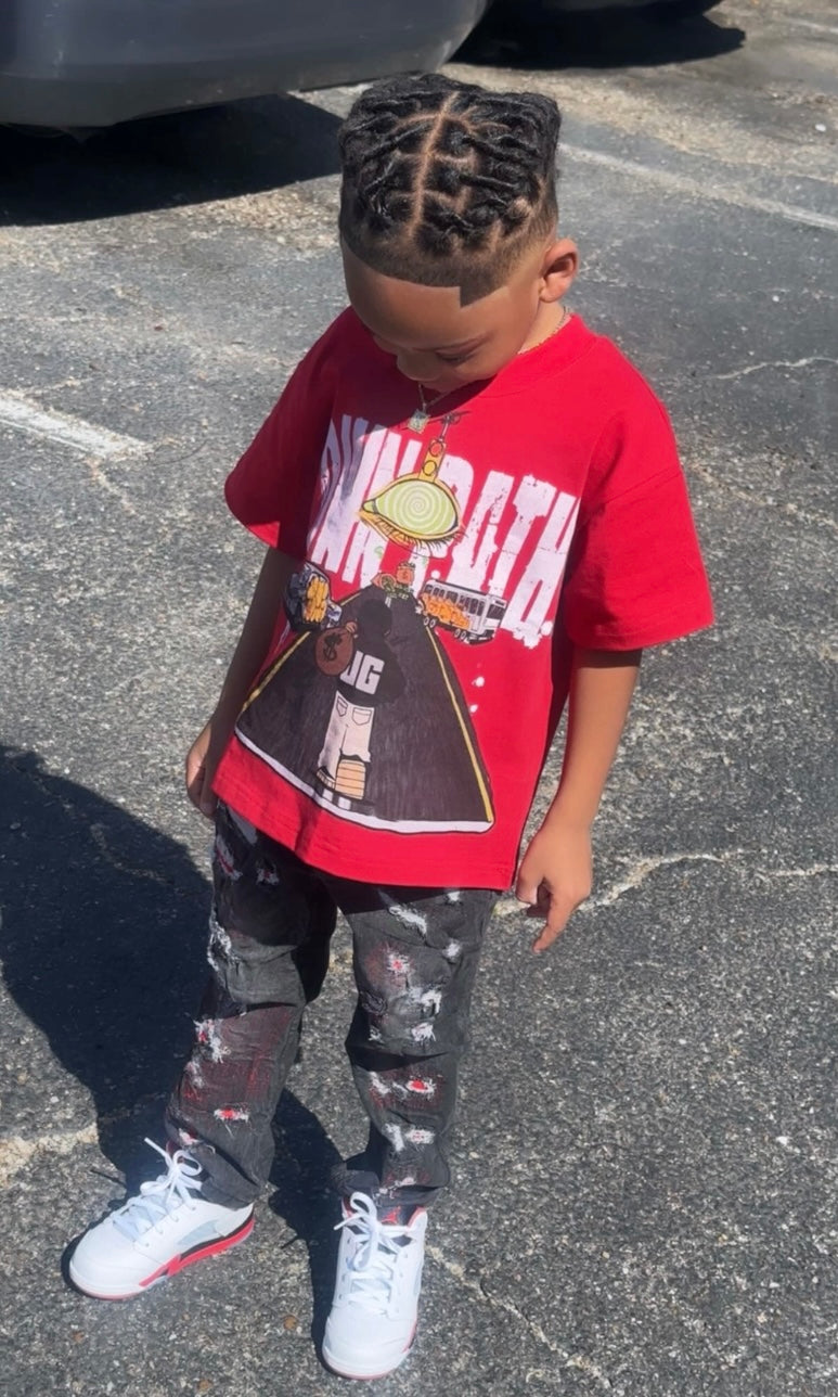 FiRE RED "OWN PATH" TEE ❤️‍🔥