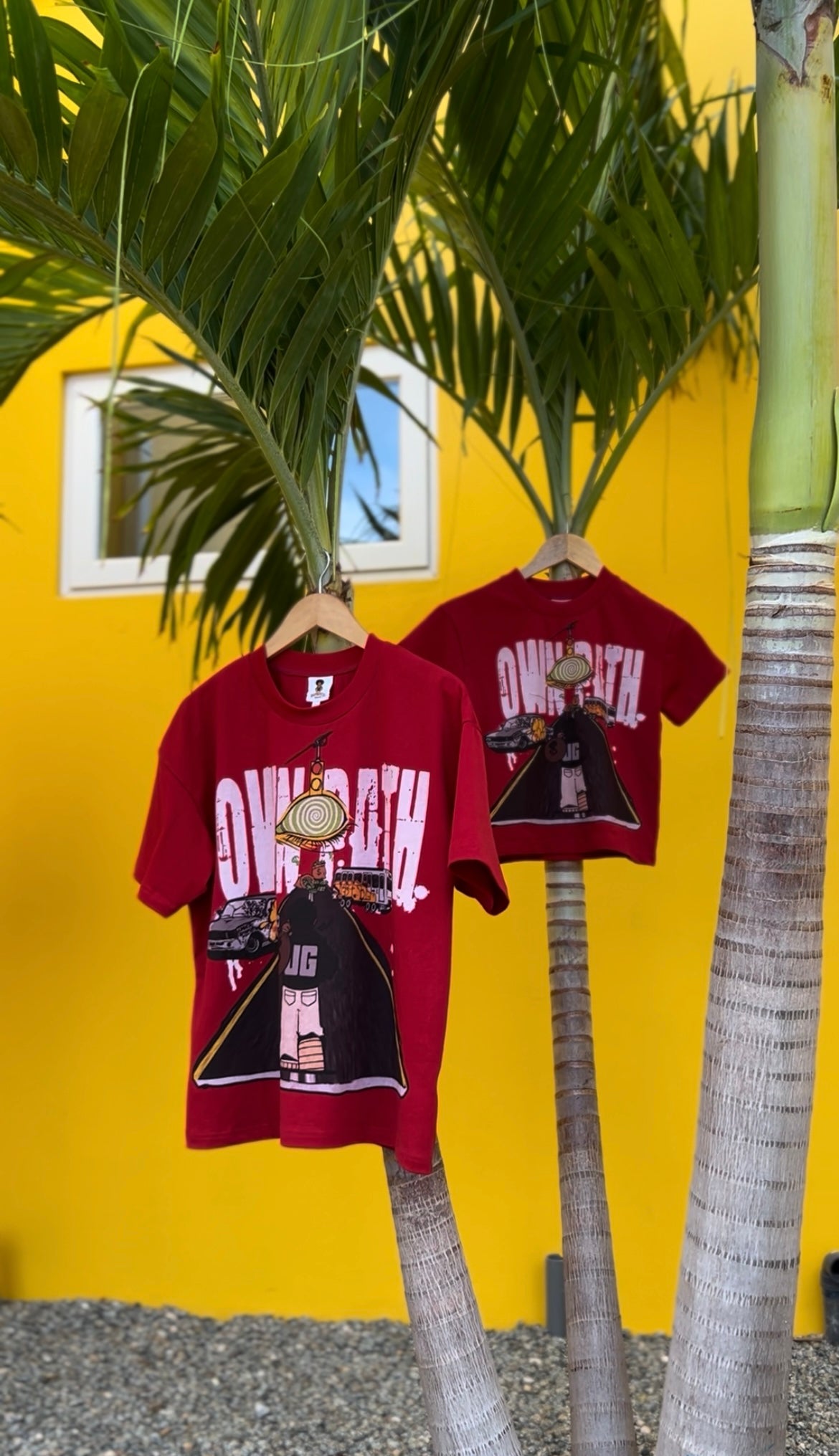 FiRE RED "OWN PATH" TEE ❤️‍🔥