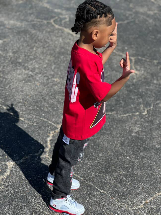 FiRE RED "OWN PATH" TEE ❤️‍🔥