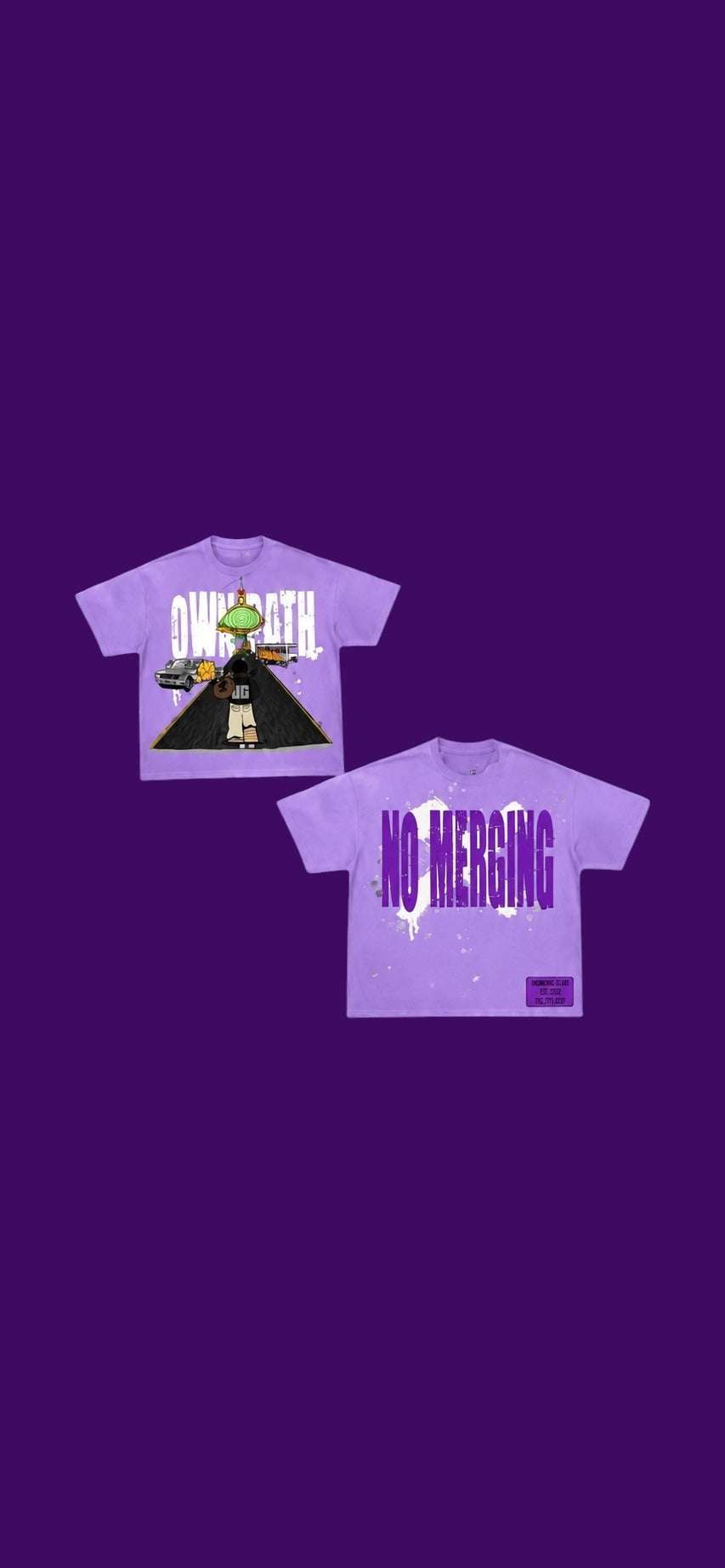 “Own Path” Tees 🩵💜